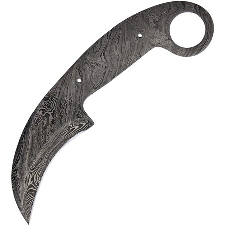 Karambit Knife Blade Damascus
