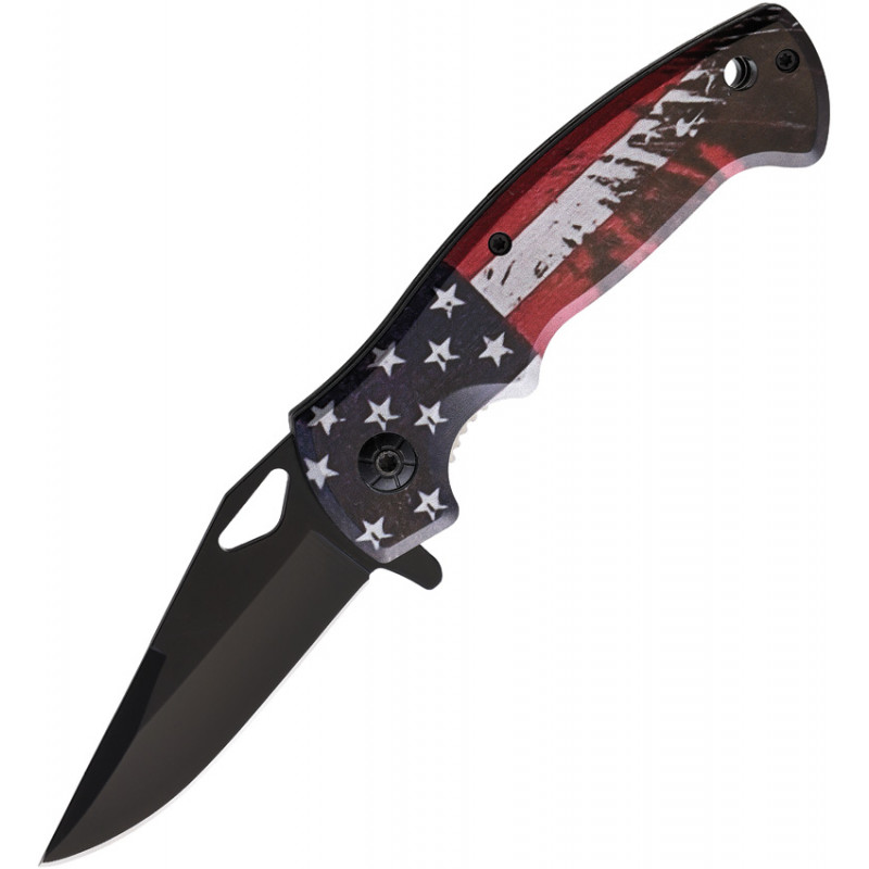 US Flag Linerlock