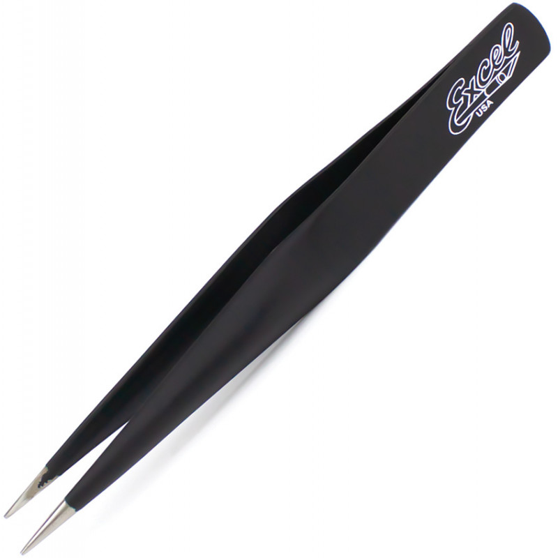 Hollow Handle Tweezers Black