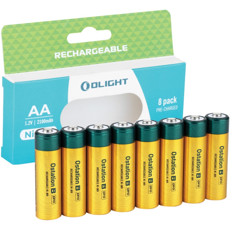 High Capacity AA Batteries 8pk