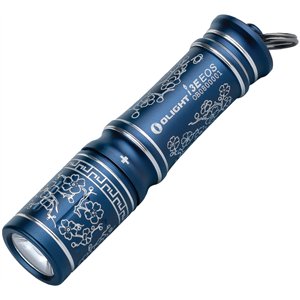 i3E Flashlight Blue Porcelain