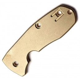 Techno 2 Handle Scales Brass