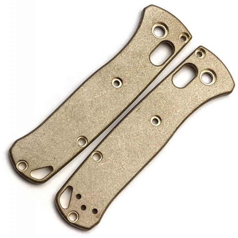 Bugout Handle Scales Brass