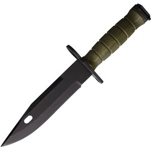 M-9 Combat Knife Green No Saw