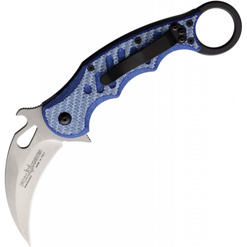 Karambit Linerlock Blue Twill