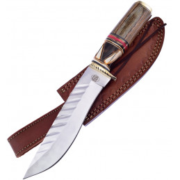 Fixed Blade Brown Wood