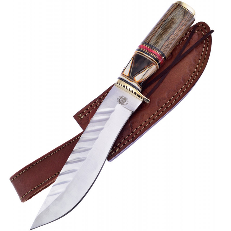 Fixed Blade Brown Wood