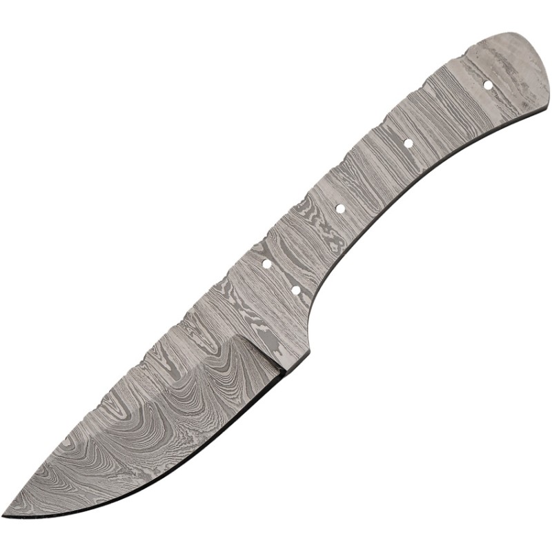 Drop Point Damascus Blank