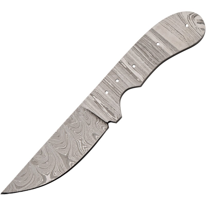 Straight Back Damascus Blank