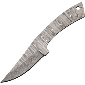 Curved Drop Point Damascus Bla