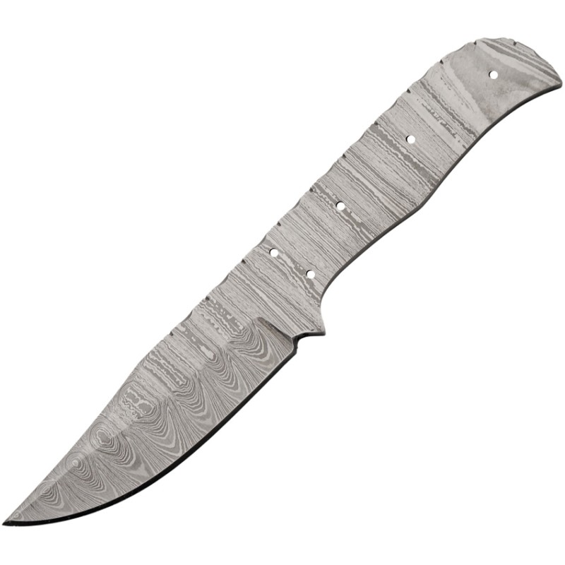 Clip Point Damascus Blank