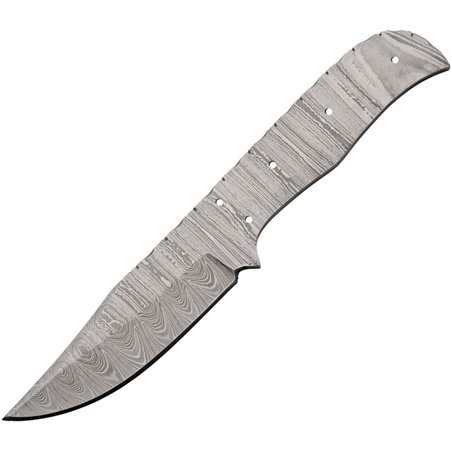 Clip Point Damascus Blank