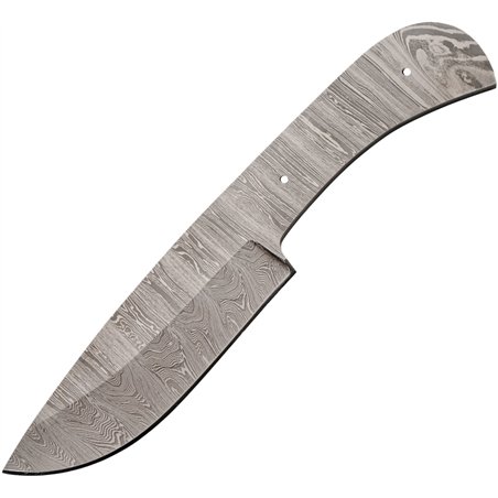 Wide Drop Point Damascus Blank
