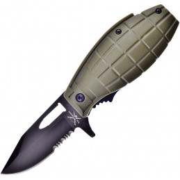 Grenade Linerlock A/O Green