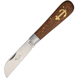 Small Anchor Knife Sapeli Wood