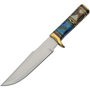 Blue Thunder Bone Fixed Blade