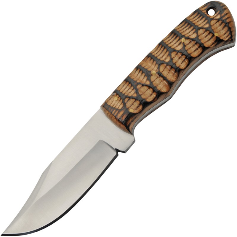Fixed Blade Grooved Wood