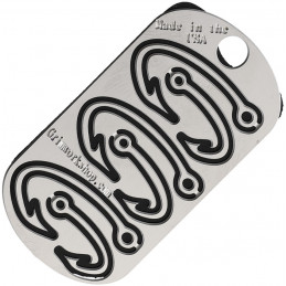 Fishing Hook Dog Tag