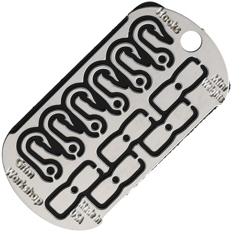 Mini Hook Dog Tag