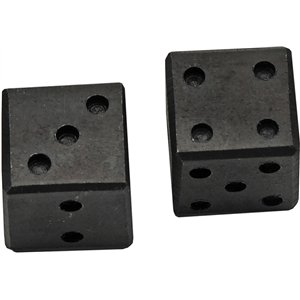 2Pc Forged Dice Set .75"" Oa