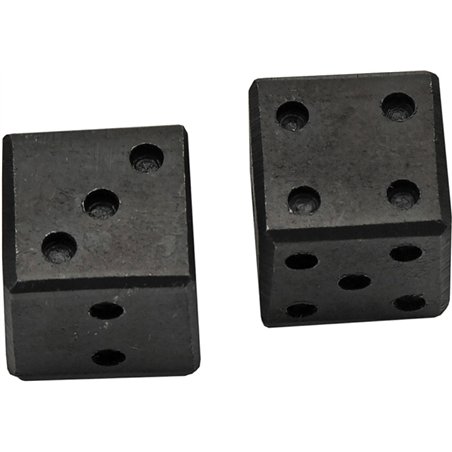 2Pc Forged Dice Set .75"" Oa