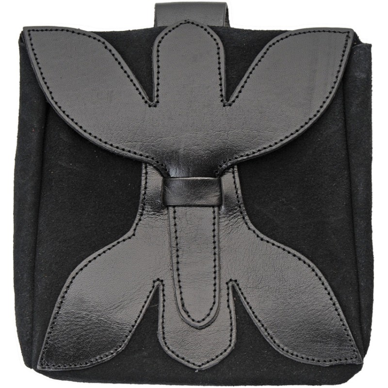 Large Medieval Pouch Black