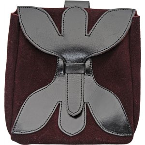 Large Medieval Pouch Purple
