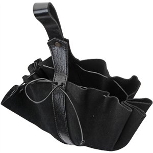 Medieval Drawstring Bag Black