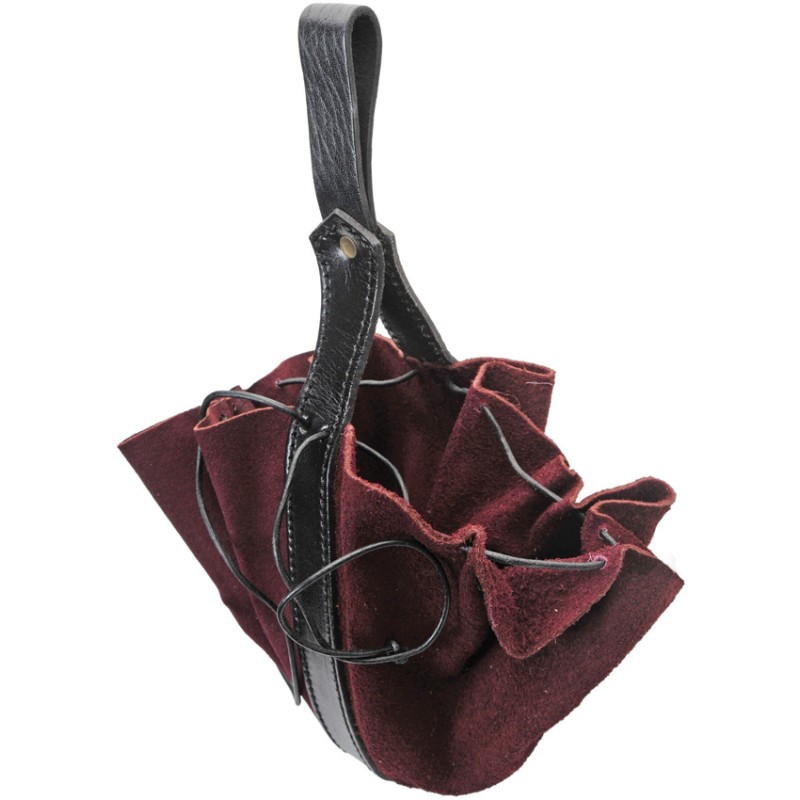 Medieval Drawstring Bag Purple