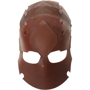 Leather Viking Spine Helmet