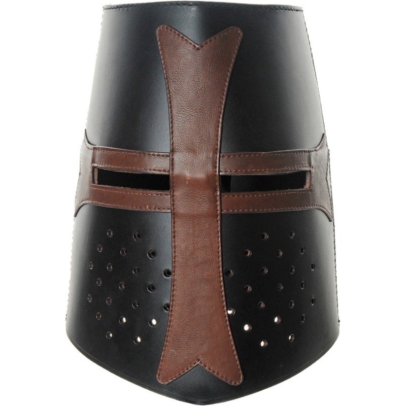 Leather Crusader Helmet