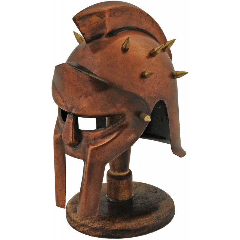 Mini Gladiator Helmet w/ Stand