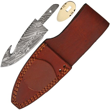 Damascus Guthook With Sheath