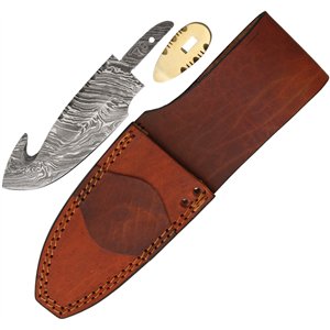 Damascus Guthook With Sheath
