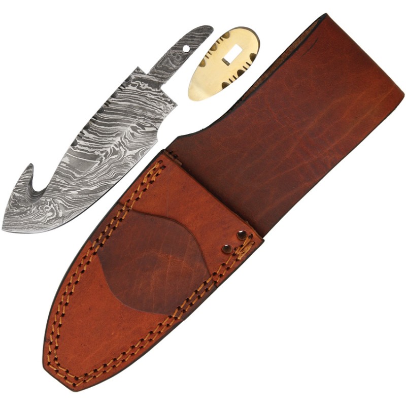 Damascus Guthook With Sheath