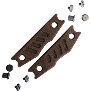 Bison L Scales Brown Micarta