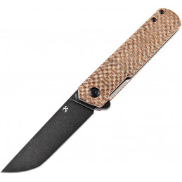 Foosa Linerlock Brown Micarta