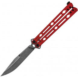 Lucha Butterfly Knife Red