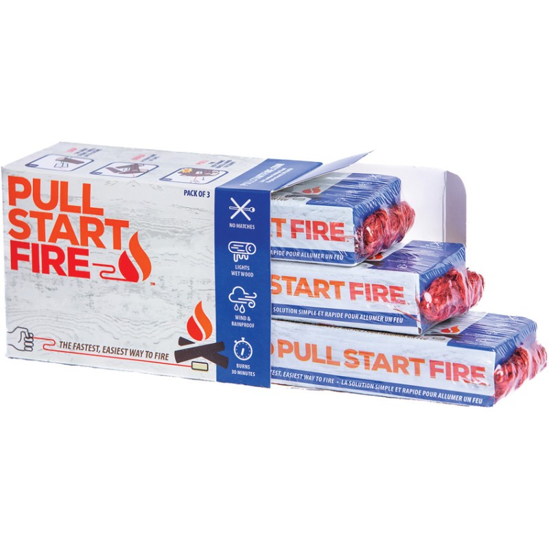 Pull Start Fire 3pk