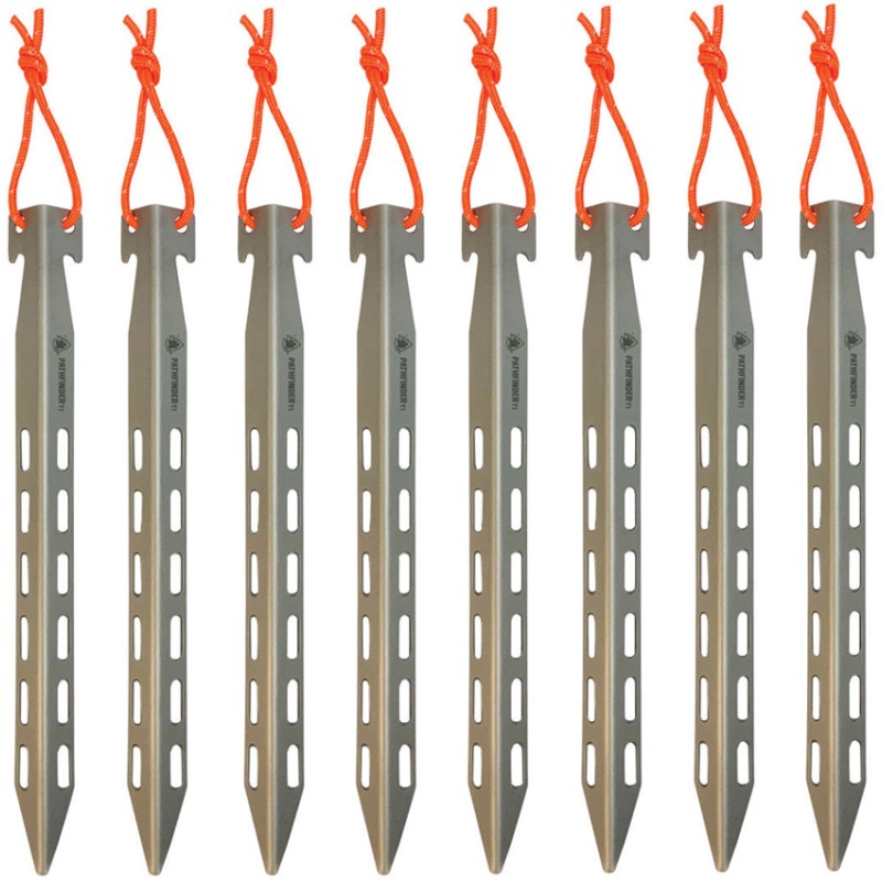 Titanium Tent Stake Set 8pc