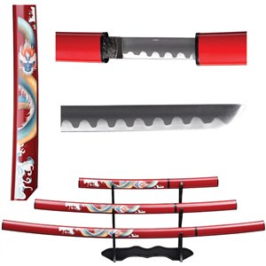 Samurai Sword 3 Piece Set
