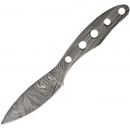 Damascus Knife Blade w/ Guard