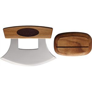 Ulu Birchwood Leather Inlay