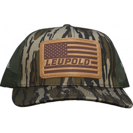 Leather Flag Trucker Hat