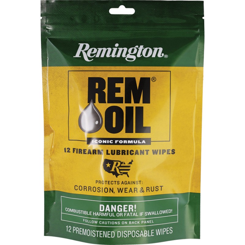 Rem-Oil Wipes (12 Count)