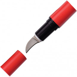 Lipstick Knife Red/Black