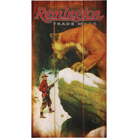 Fair Game Cougar Wood Sign