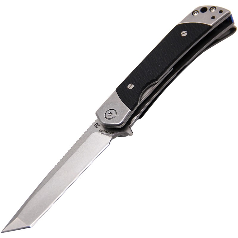Duo Linerlock Tanto Black