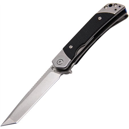 Duo Linerlock Tanto Black