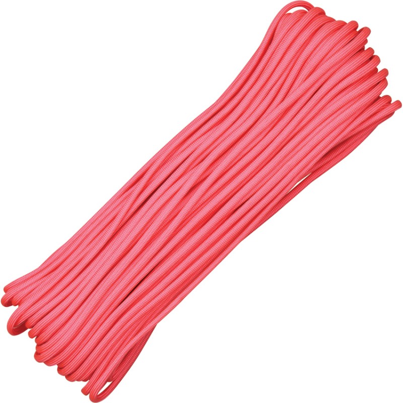 Parachute Cord Pink 100 ft
